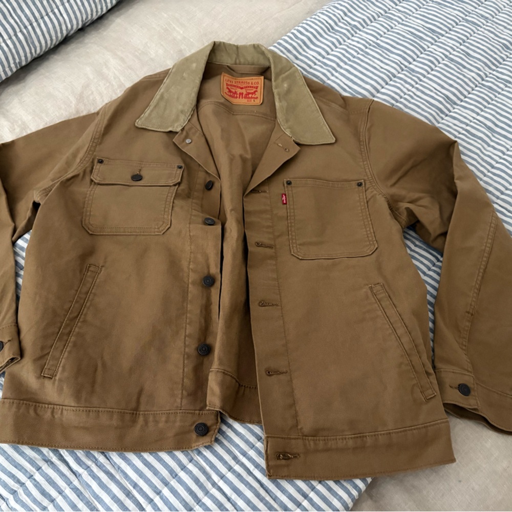 Levi's Men's Relaxed Fit Stock Demin Trucker Jack - Picture 2 of 7